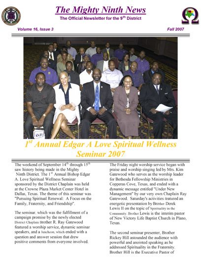 The Source — Fall 2007 cover