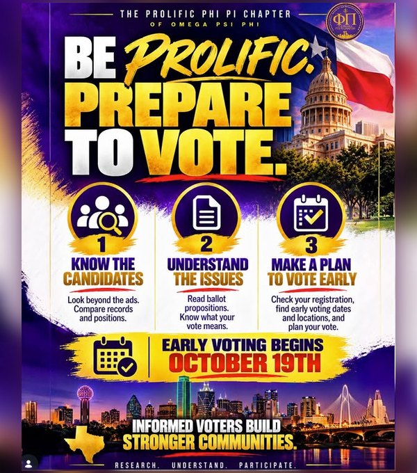 Be Prolific. Prepare to Vote